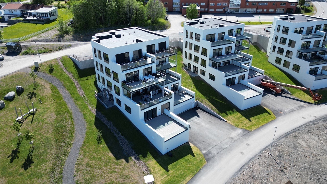 Fasade bygg I Galleribilde