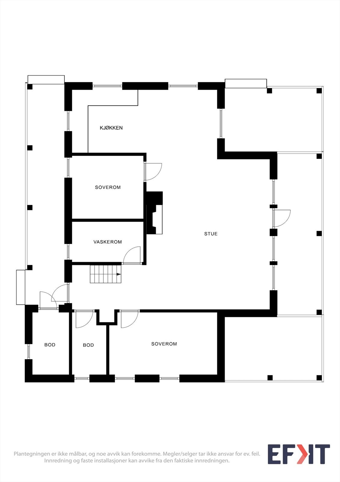 Plantegning hovedplan. Galleribilde