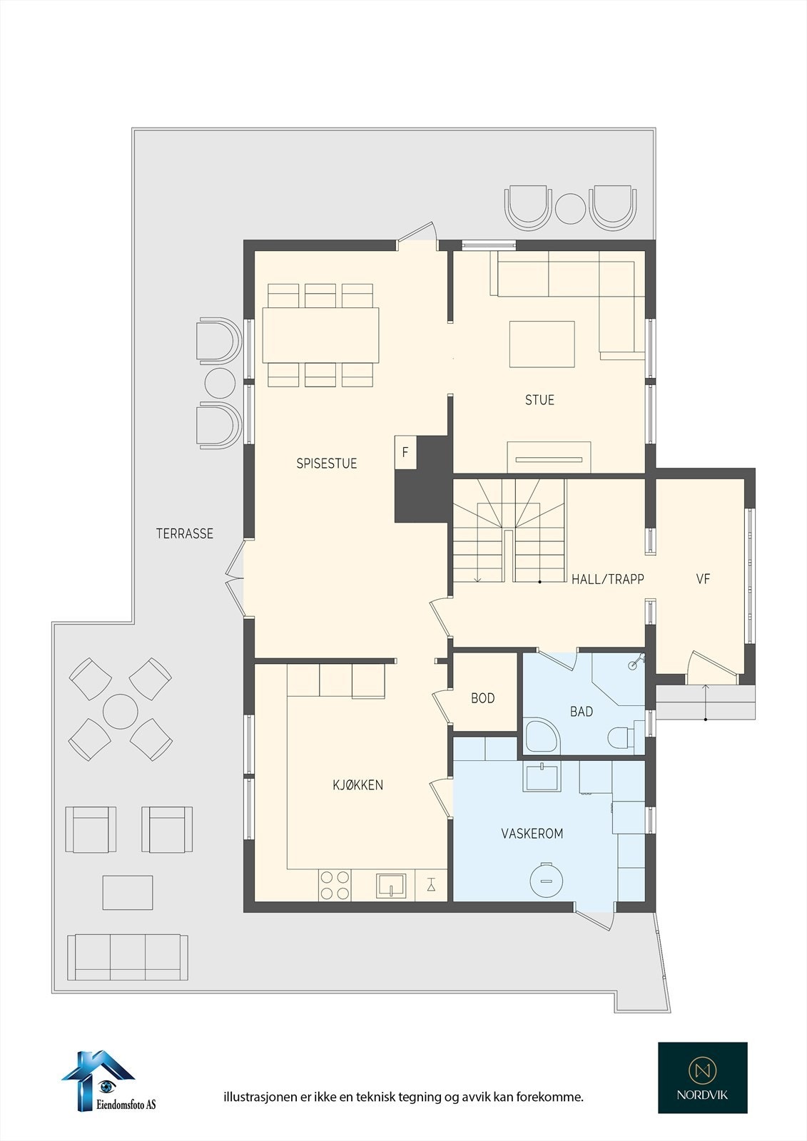 Planskisse 1.Etasje Galleribilde