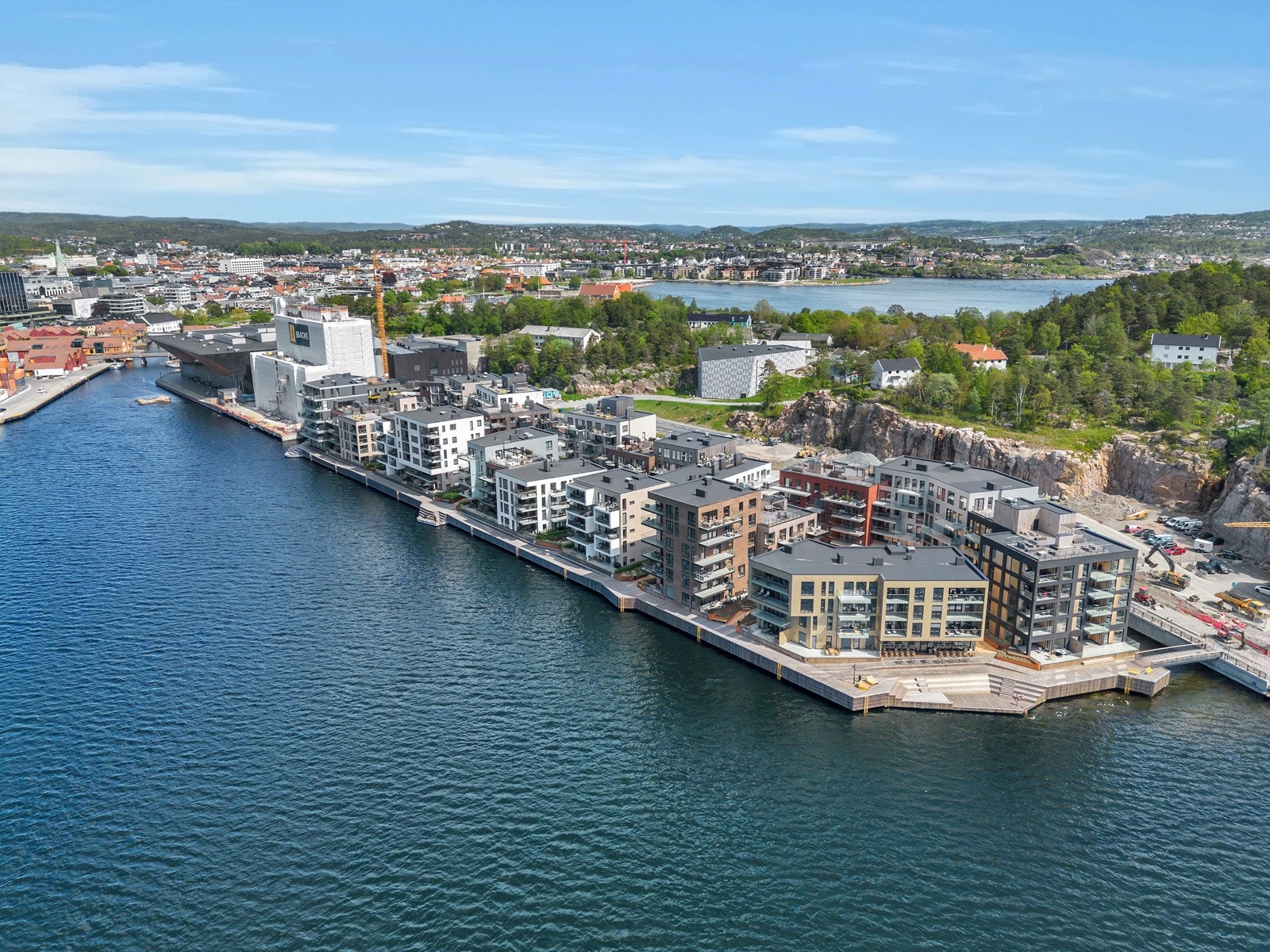 Kanabyen er en ny bydel helt i sjøkanten. Galleribilde