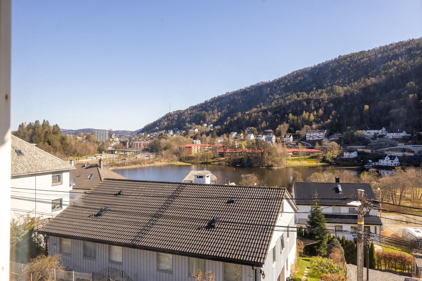 Utsikt fra soveromsvinduet. Galleribilde