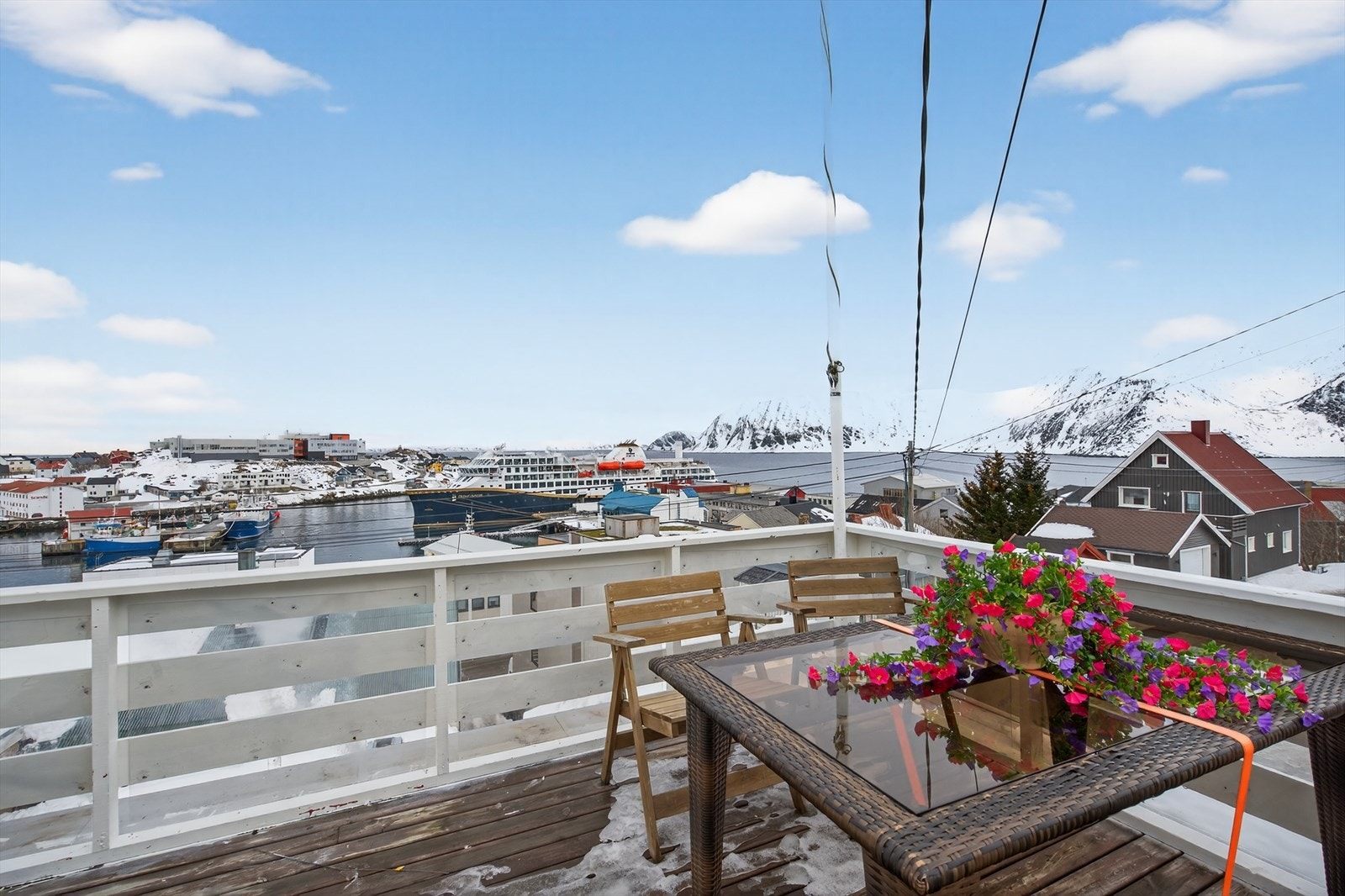 Utsikt fra takterrassen Galleribilde