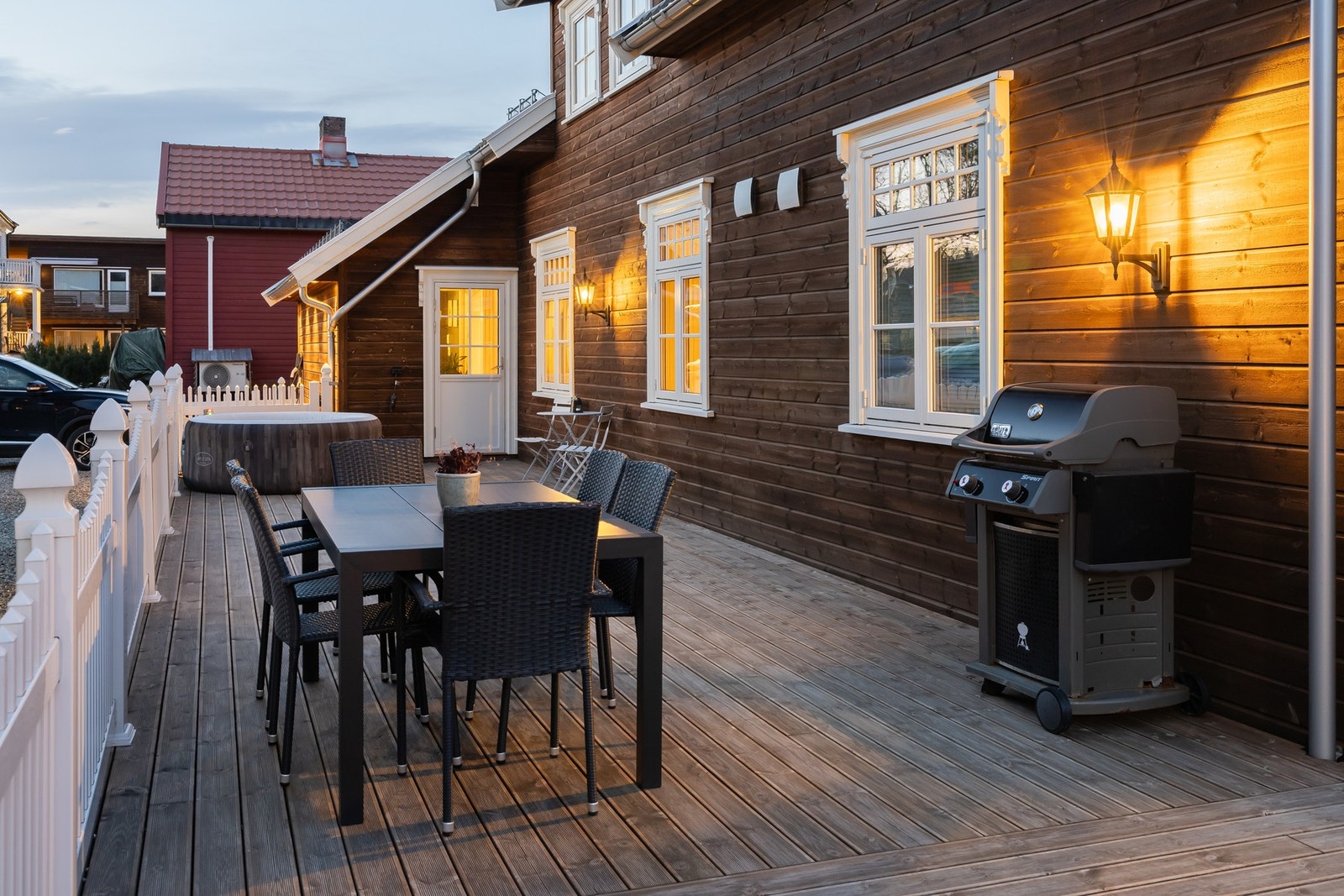 Perfekt for sene grillkvelder på terrassen. Galleribilde