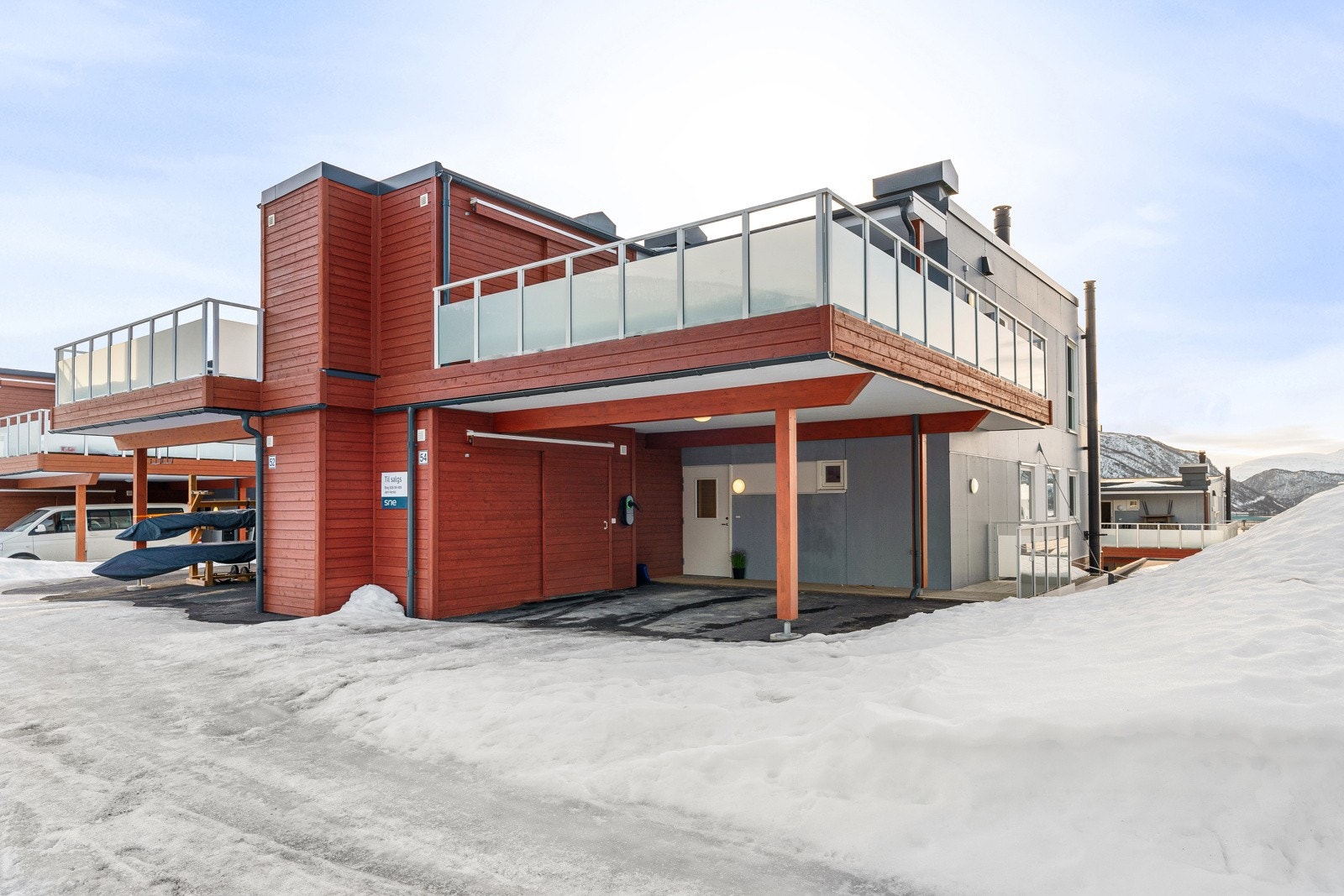 Boligen er ny fra 2023 og holder en moderne standard. Galleribilde