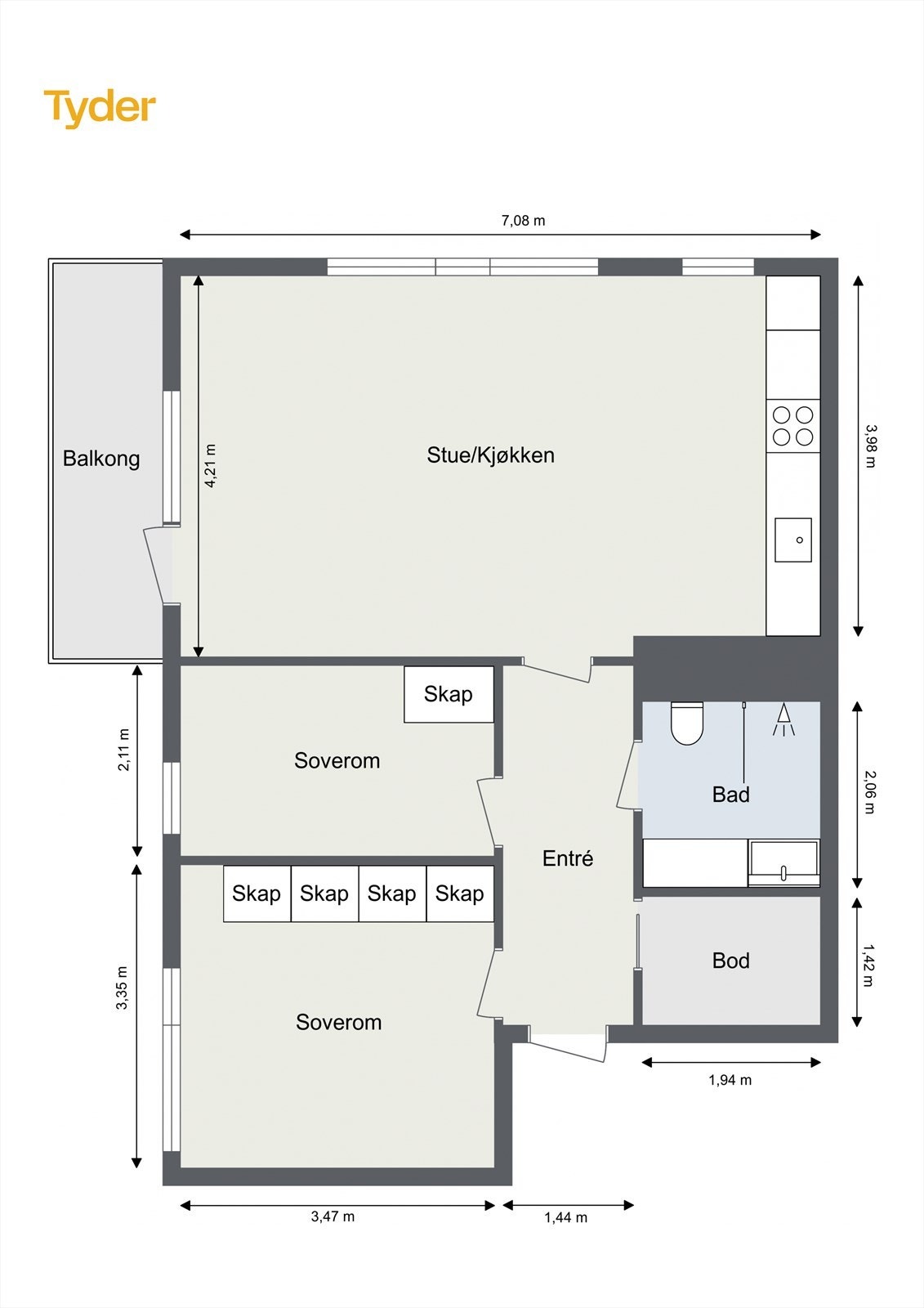 Plantegning Galleribilde