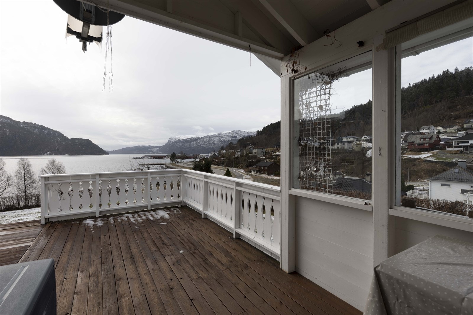 Overbygd terrasse Galleribilde