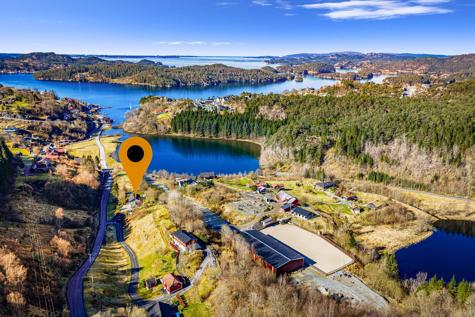 Kort vei for å prøve fiskelykken. Galleribilde