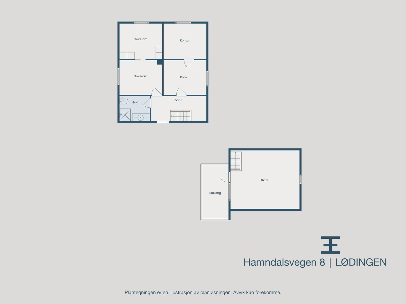 Plantegning 2. etasje Galleribilde
