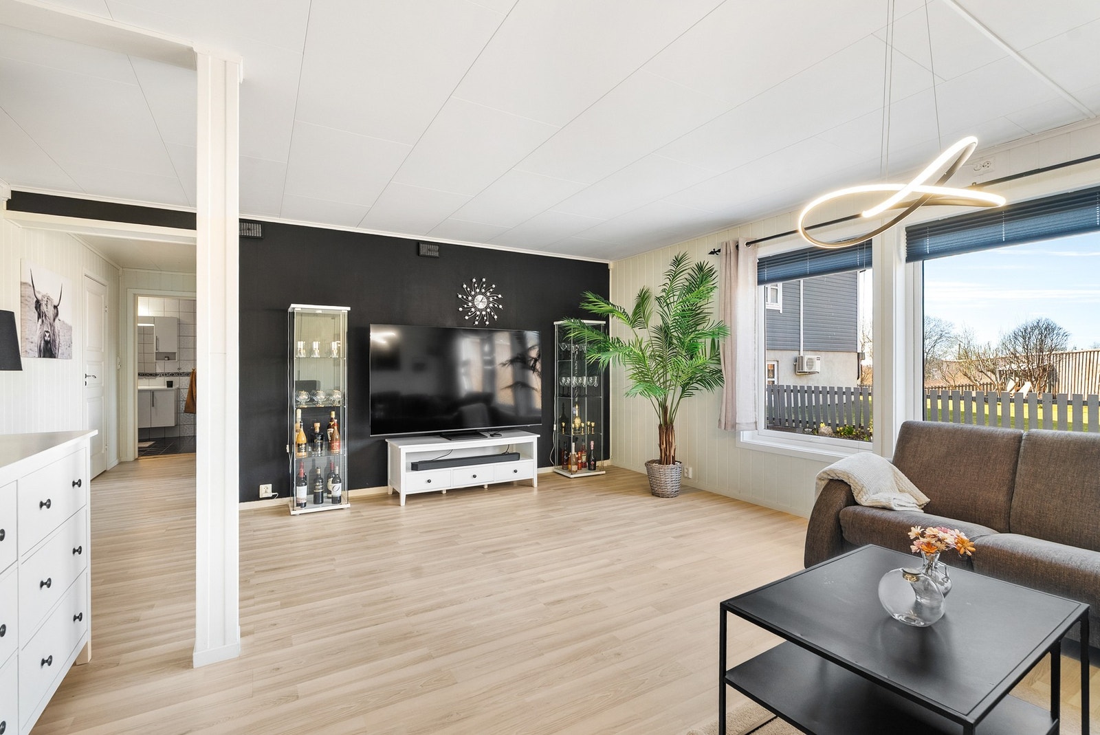 Det er gulvvarme i stuen. Galleribilde