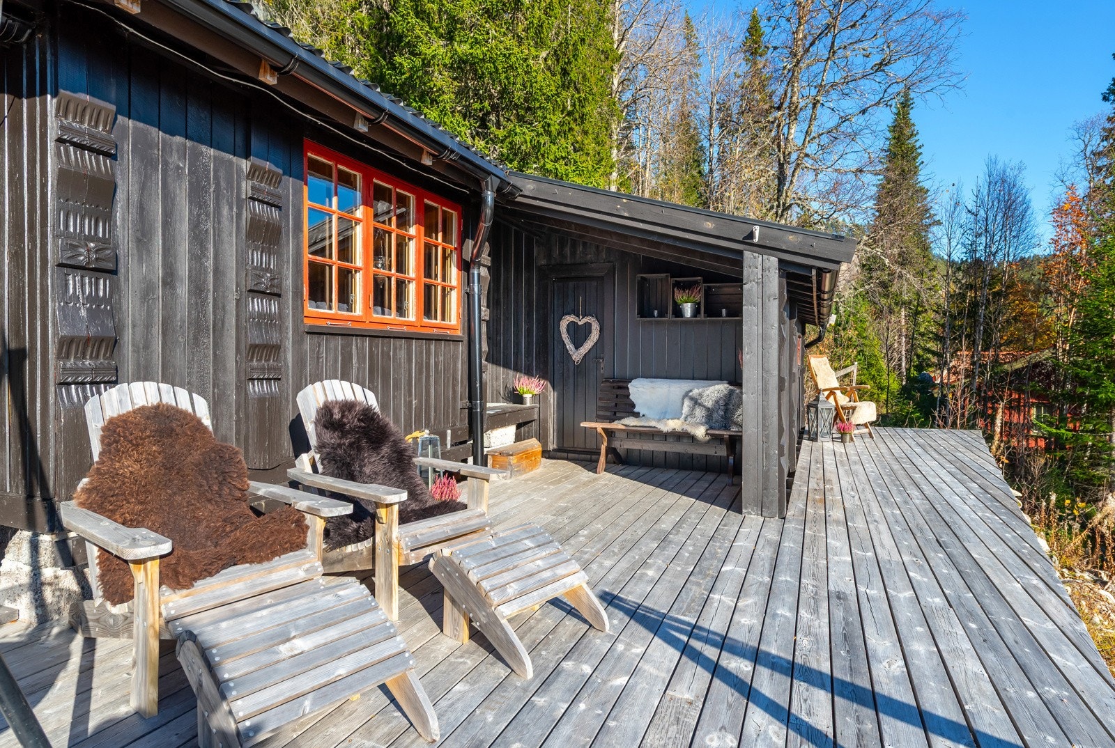 Meget forseggjorte uteplasser til helårsbruk. Galleribilde