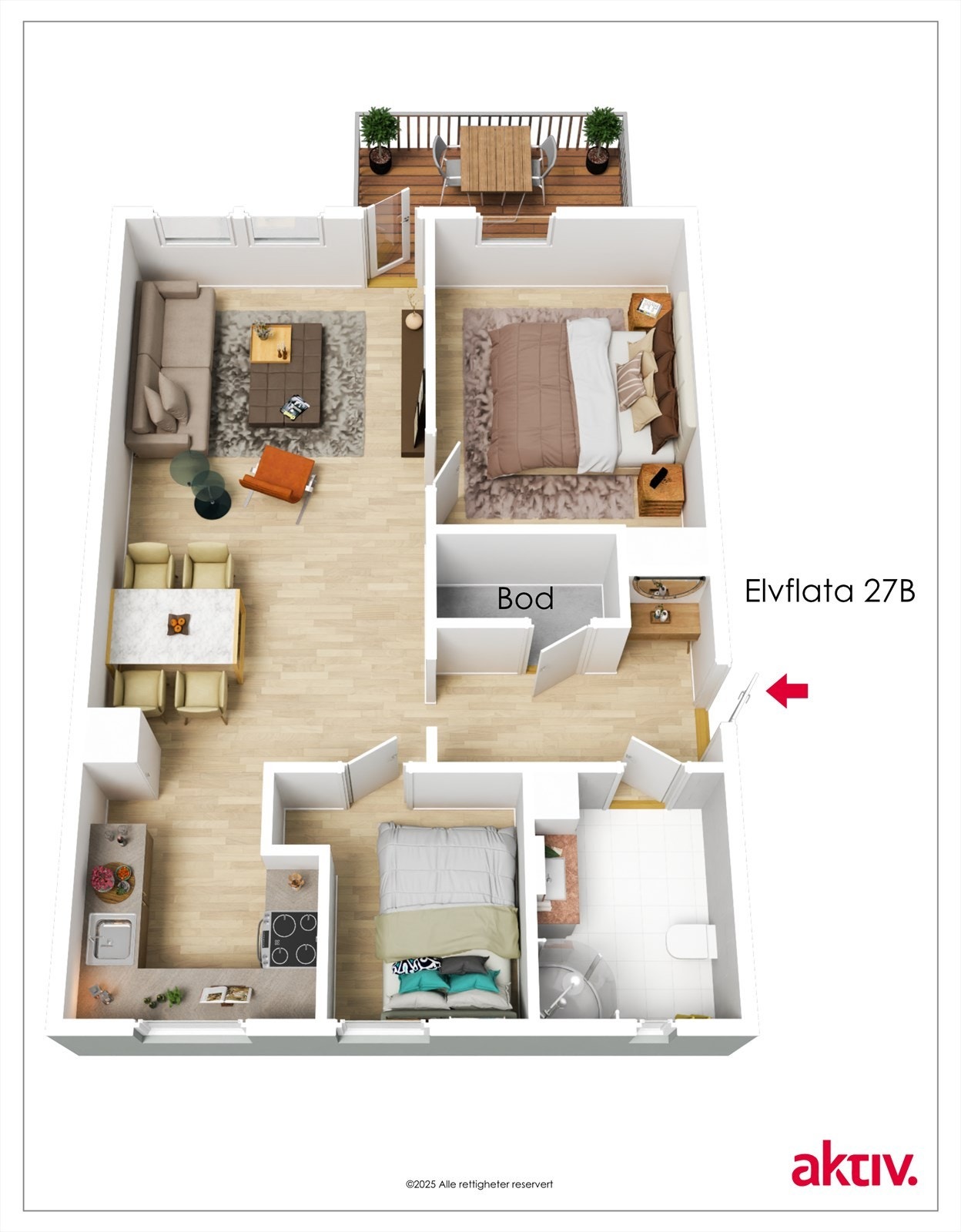 Plantegning Galleribilde