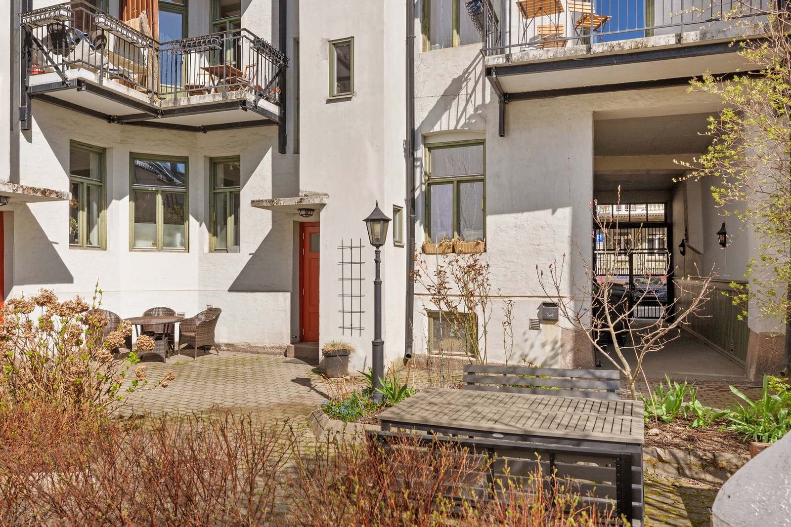 Sameiet har en fin, felles bakgård. Galleribilde
