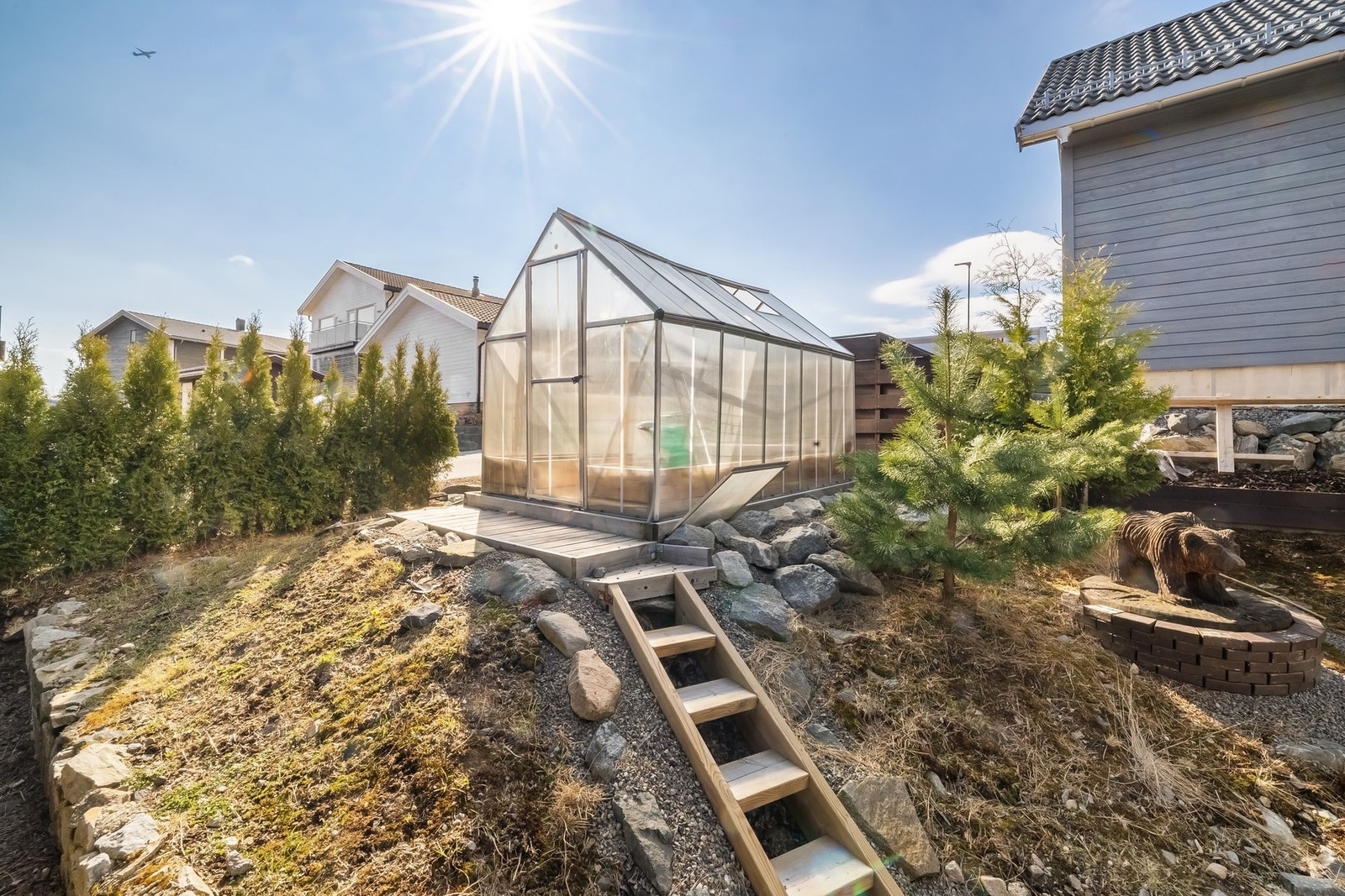 Drivhus tilhørende eiendommen. Galleribilde