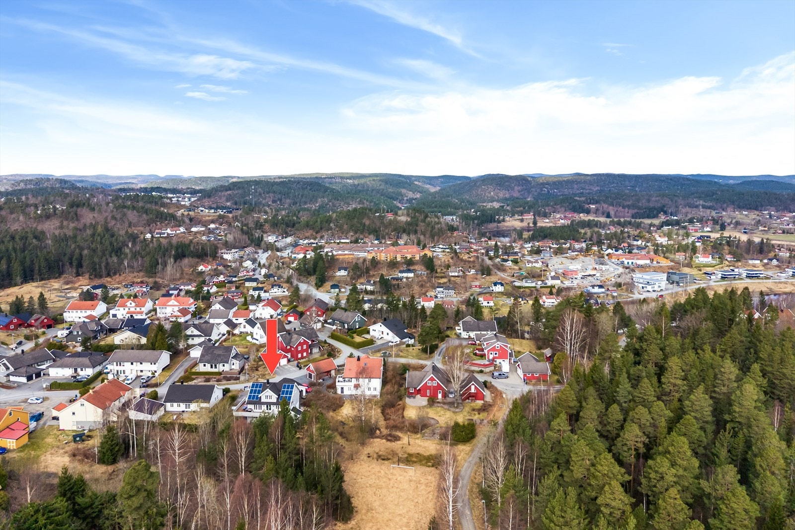 Froland sentrum i Osedalen er heller ikke langt unna - her finner man det aller meste av servicetilbud Galleribilde