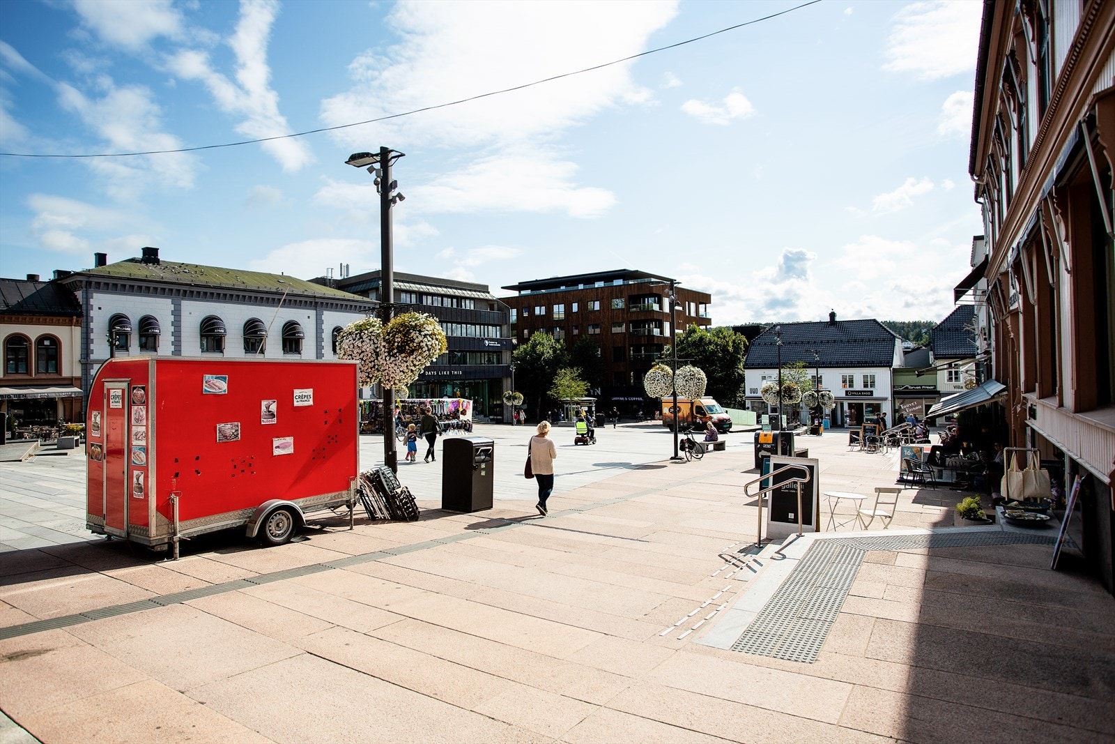Det er ca 5 min å gå til Tønsberg torg, hvor du blant annet finner butikker og cafèer. Galleribilde