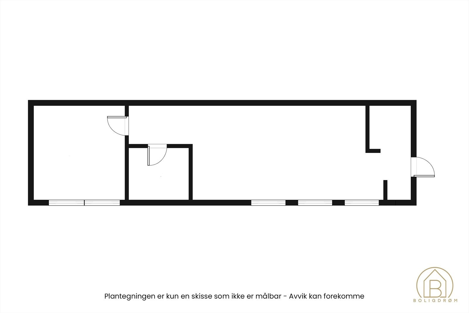 Plantegning kjeller. Galleribilde