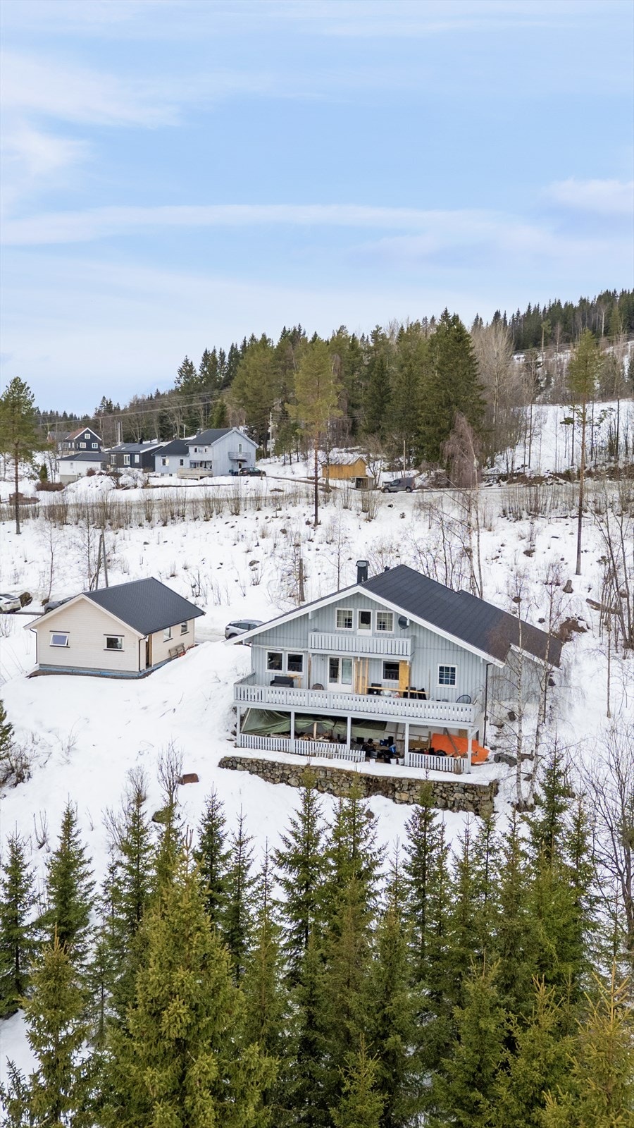 Skrånende tomt. Galleribilde