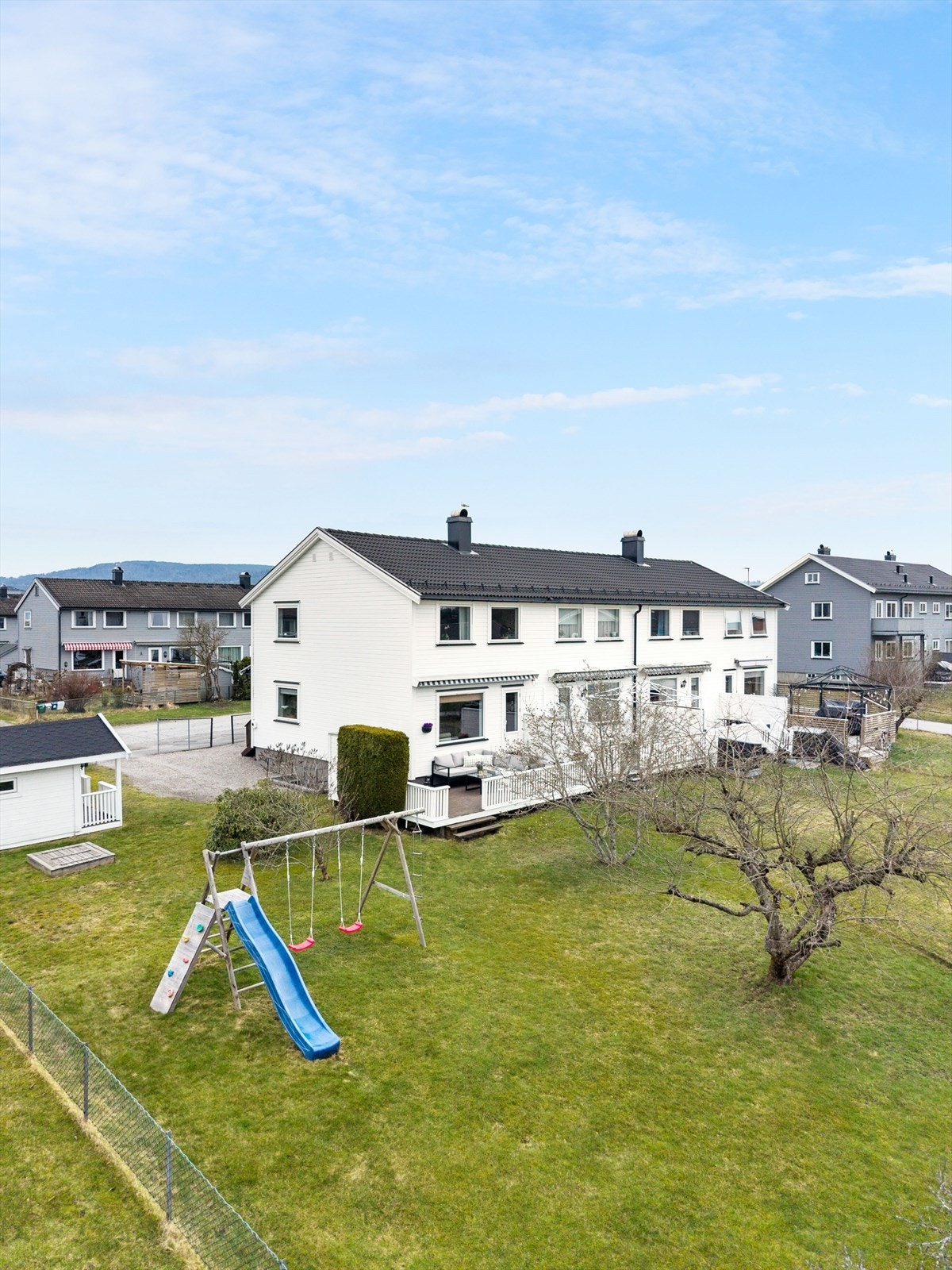 Denne hagen er et eldorado for lek og moro. Galleribilde