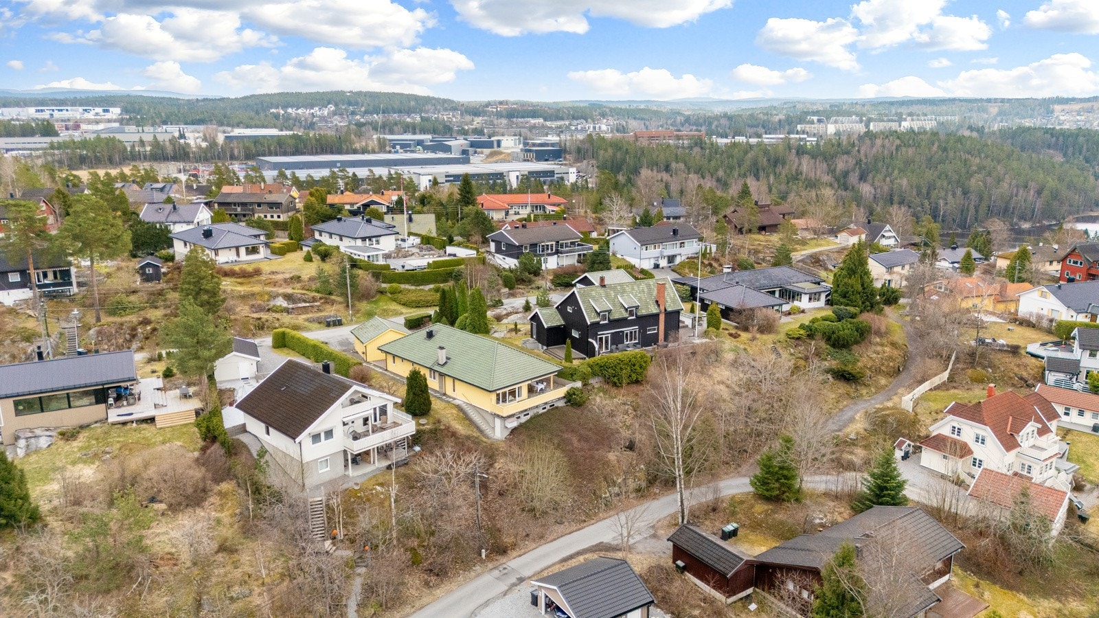 Dronefoto Galleribilde