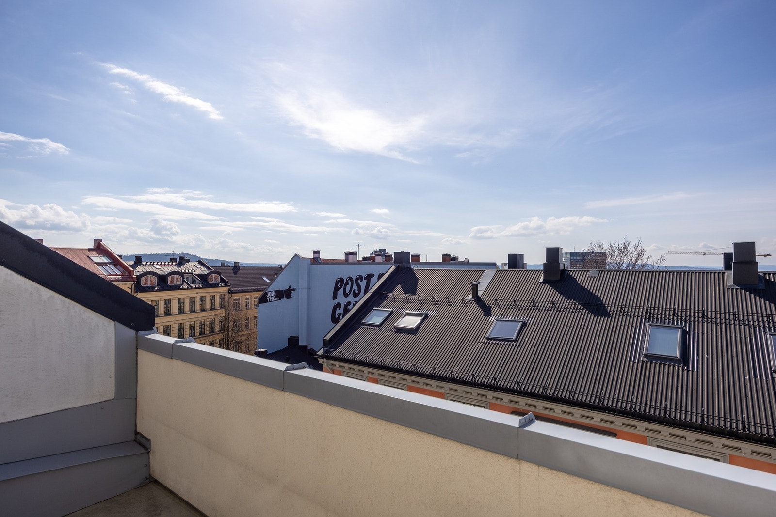 Her kan man nye gode solforhold samt en fantastisk utsikt. Galleribilde