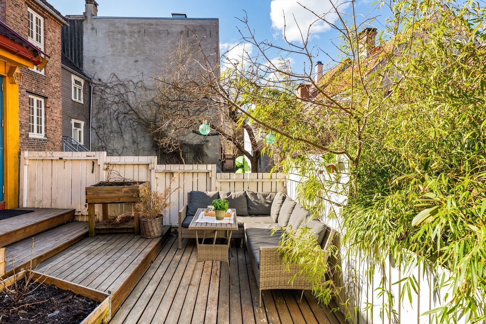Felles uteområder som er perfekt for flotte sommerdager. Galleribilde