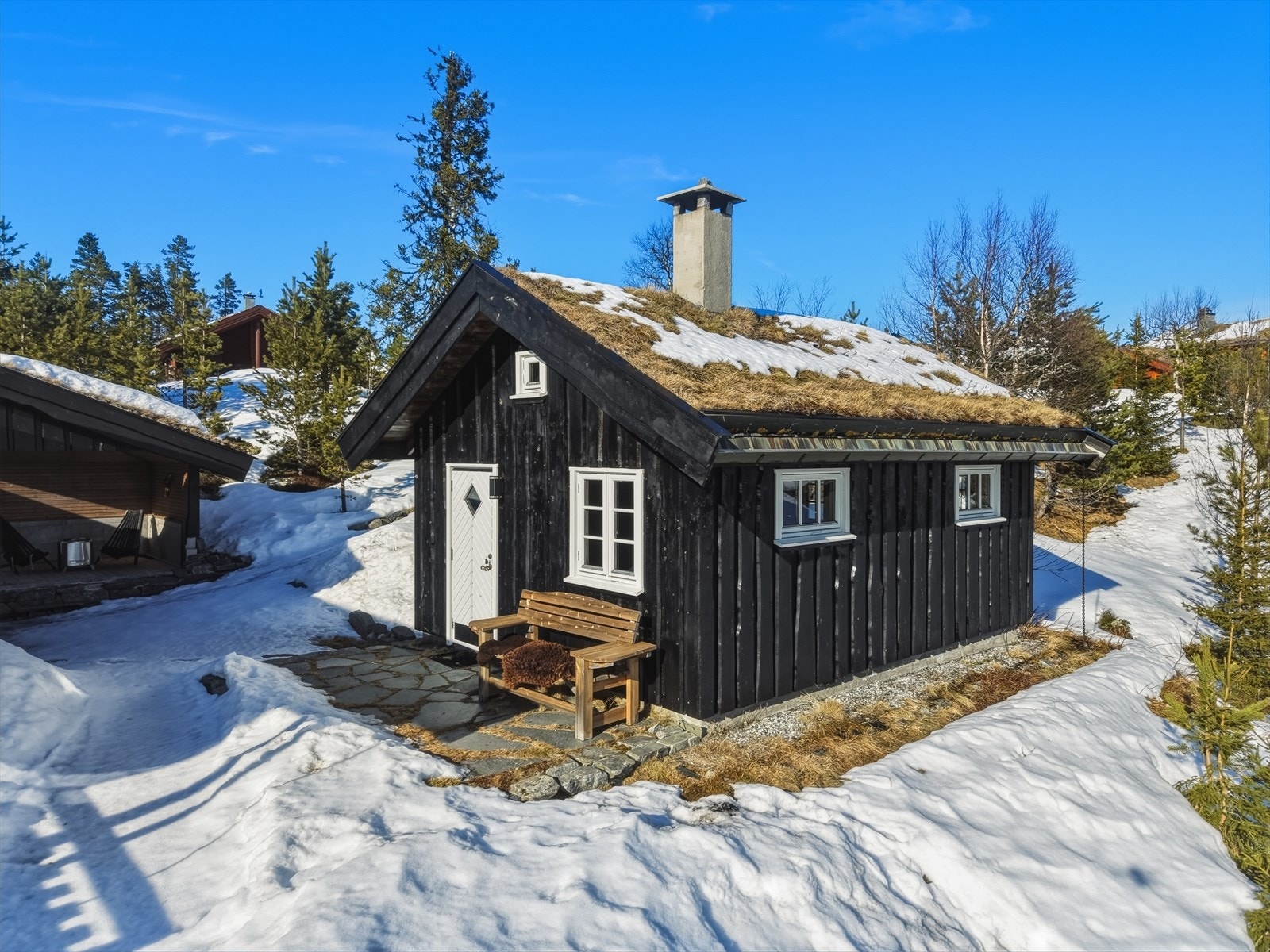 Anneks tilhørende hytta. Galleribilde