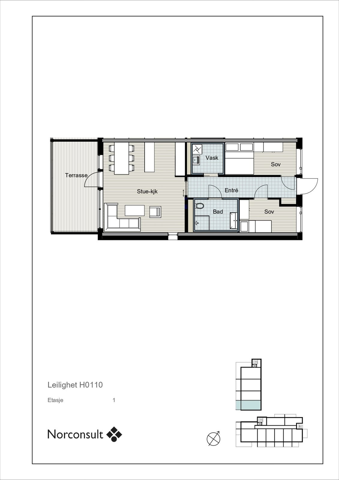 Planskisse - 1. etasje Galleribilde