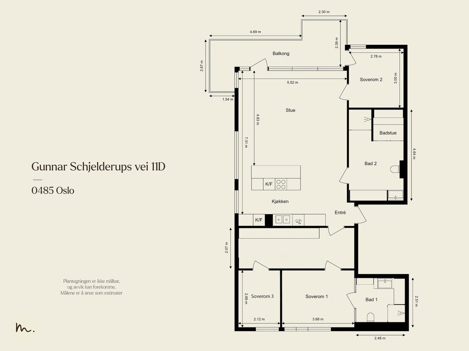Alternativ plantegning. Galleribilde