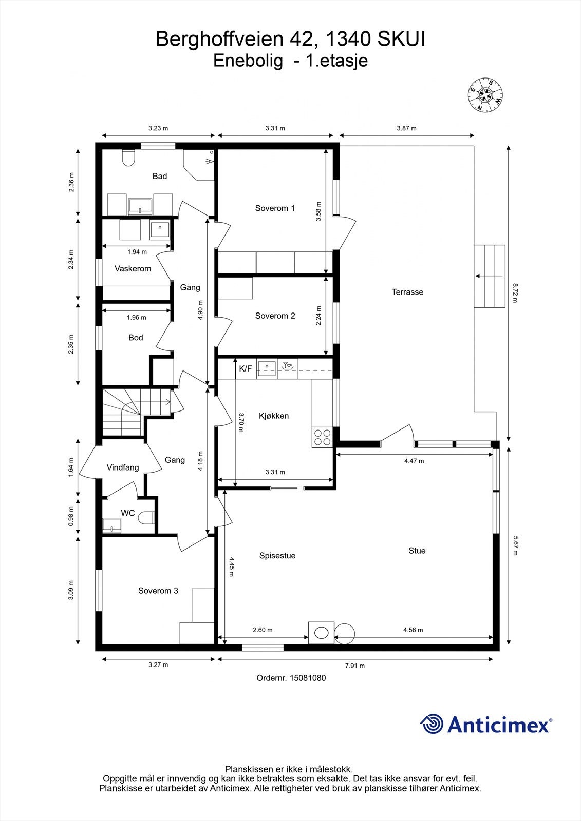 Plantegning Galleribilde