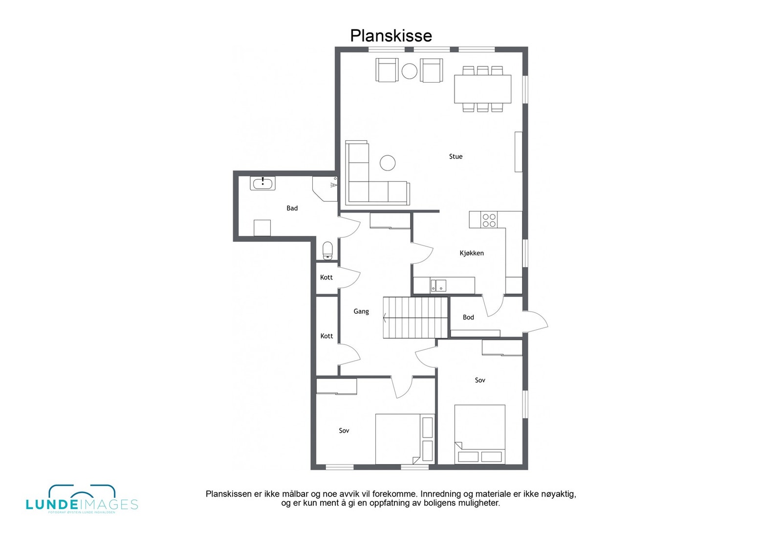 Planskisse (ikke målbar) Galleribilde