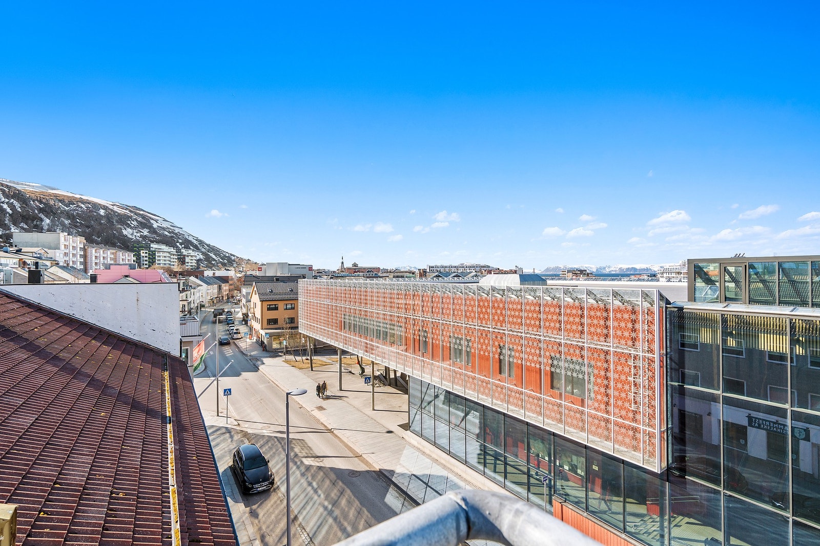 Flott utsikt over Hammerfest tak Galleribilde