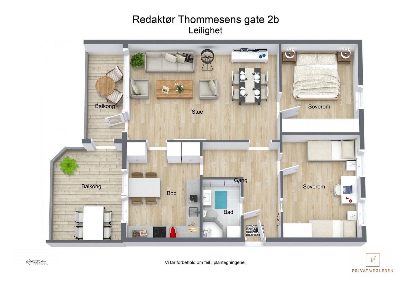 Plantegning Galleribilde