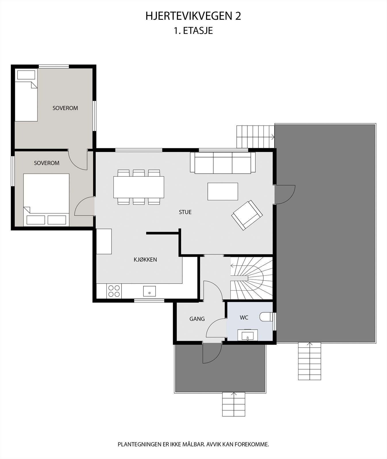 Plantegning 1ETG Galleribilde