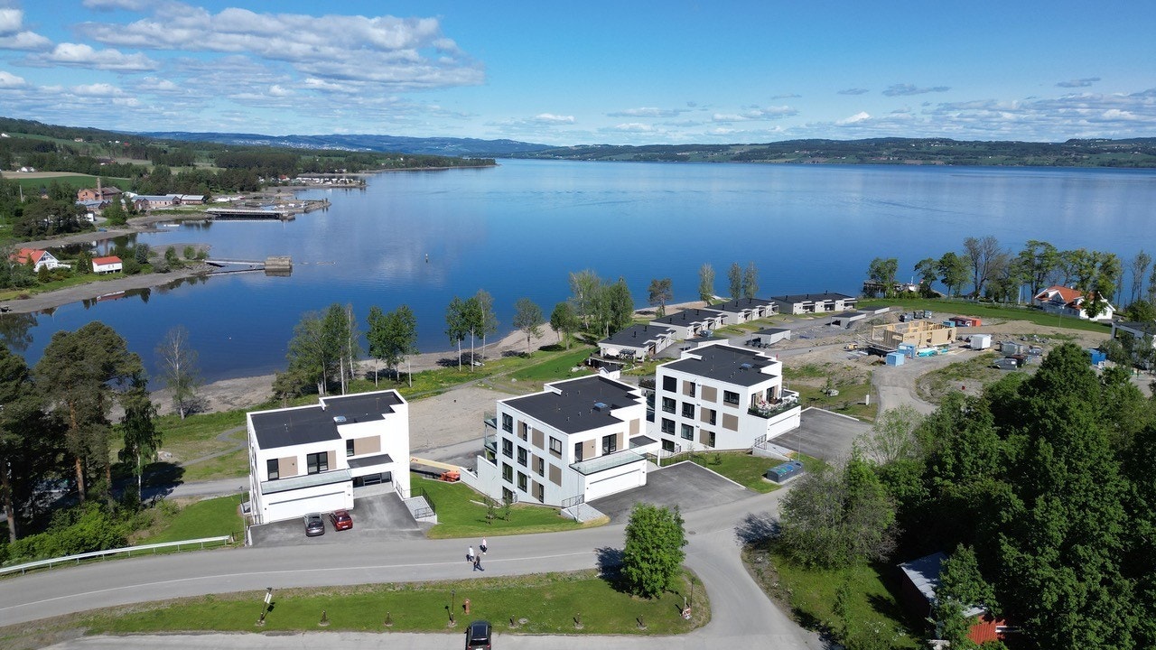 Fantastisk utsikt mot Mjøsa Galleribilde