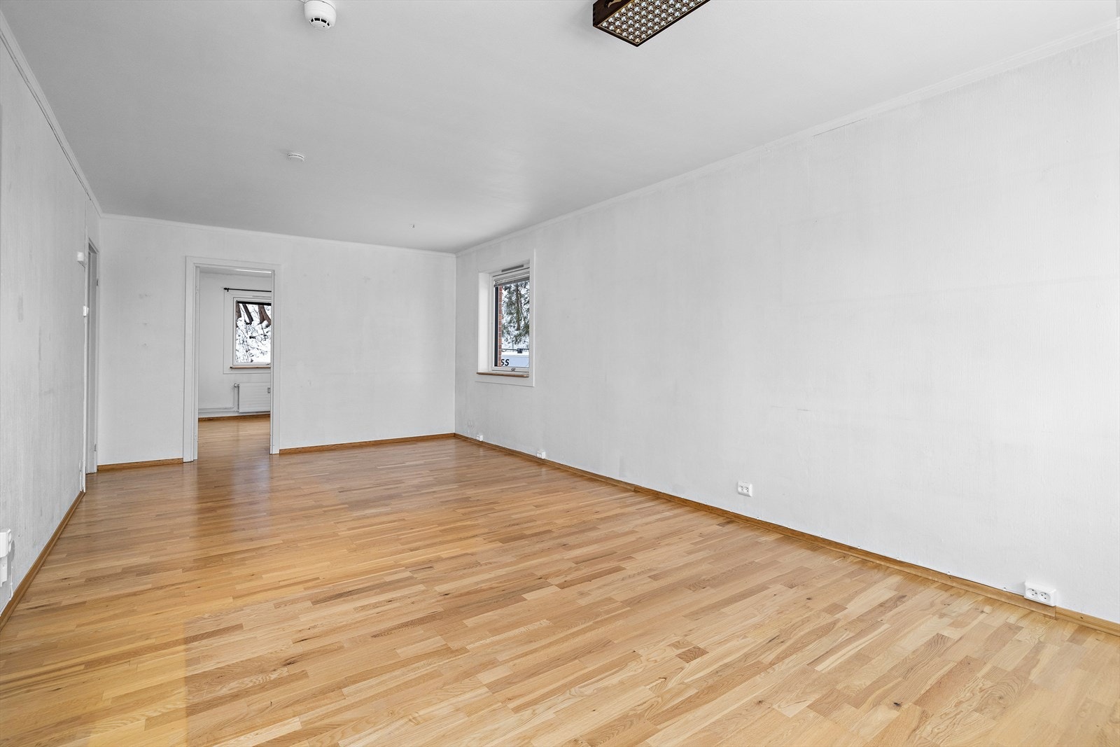 Rommet er lett å møblere og gir fleksibilitet for ulike innredningsløsninger. Galleribilde