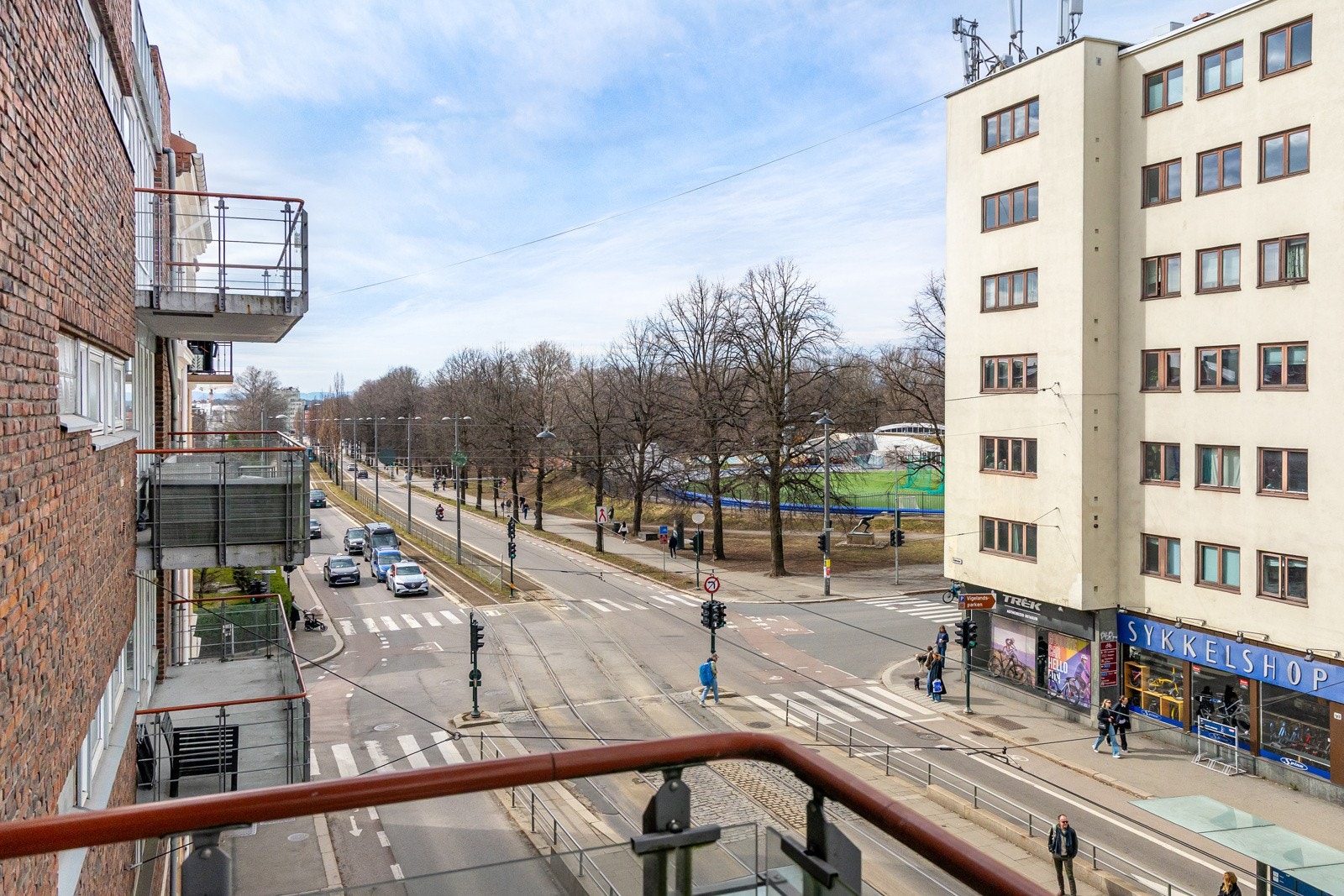 Utsikt mot frognerparken. Galleribilde