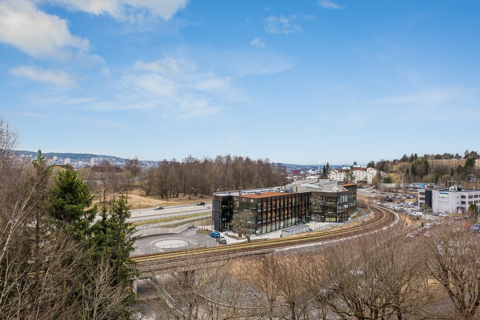 Utsikt fra balkongen. Galleribilde