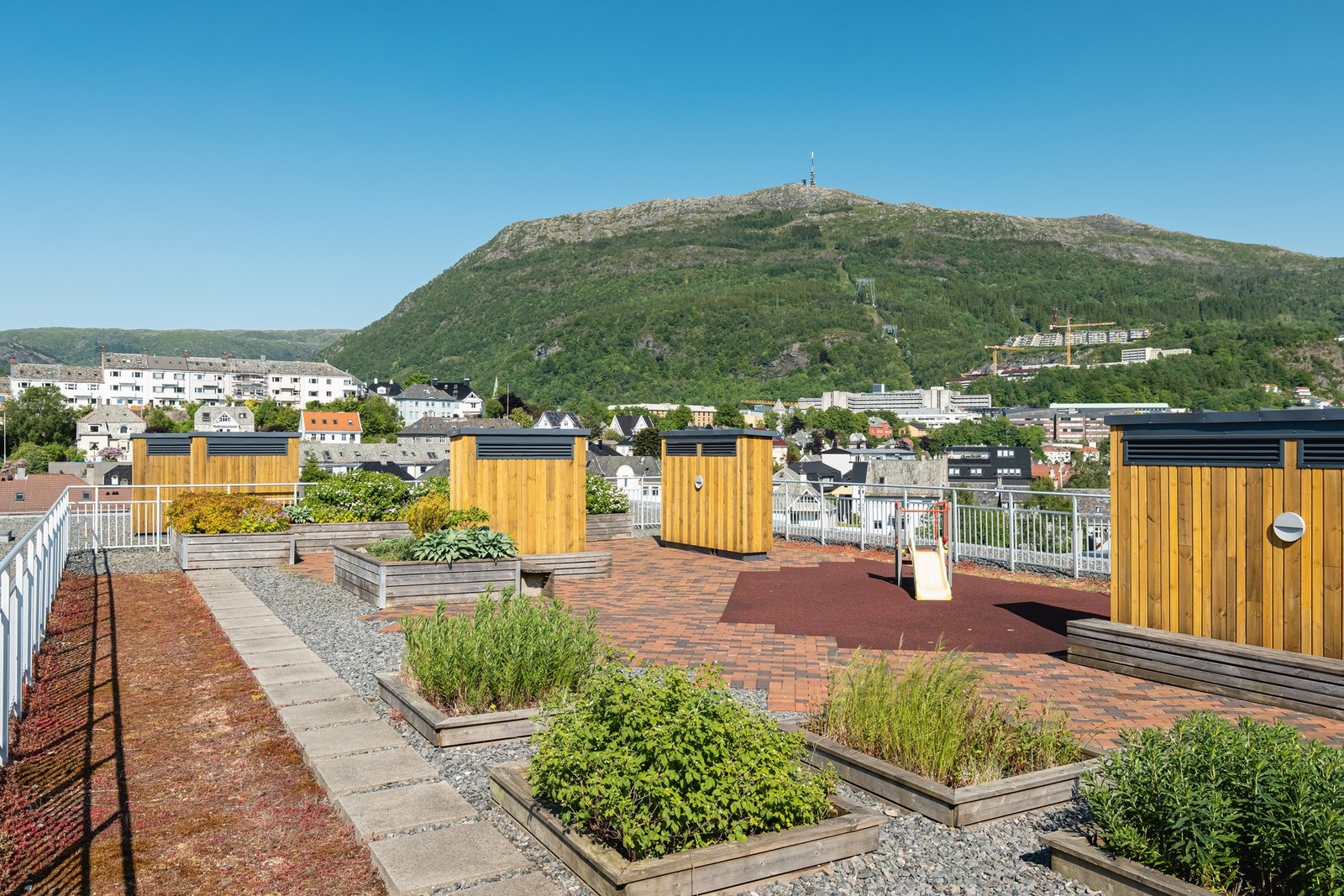 Sameiet har en herlig felles takterrasse. Galleribilde