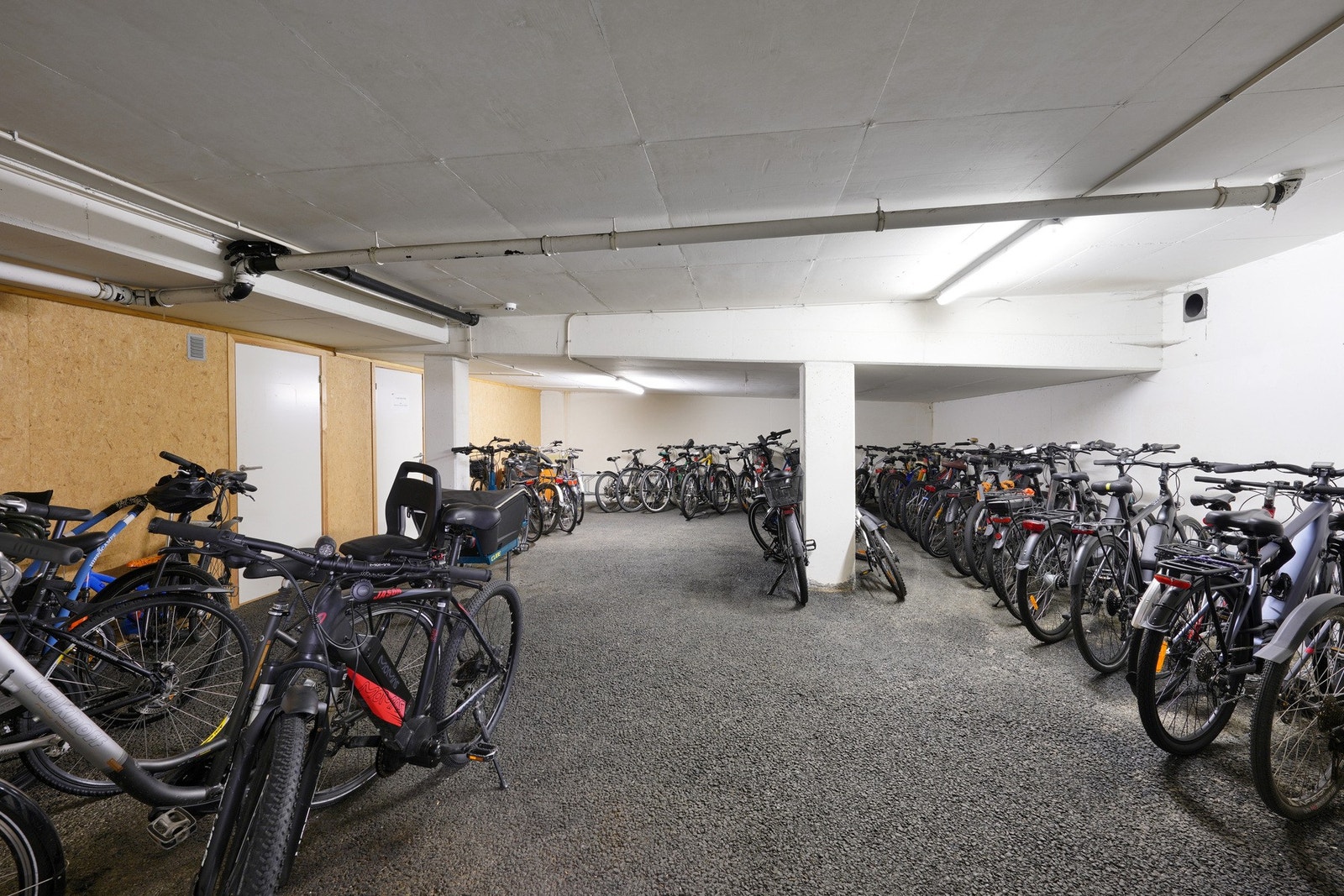 Egen anvist sykkelparkering. Galleribilde