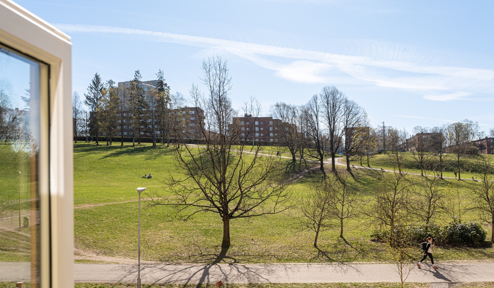 Soverom II vender ut mot rolige Torshovdalen. Galleribilde