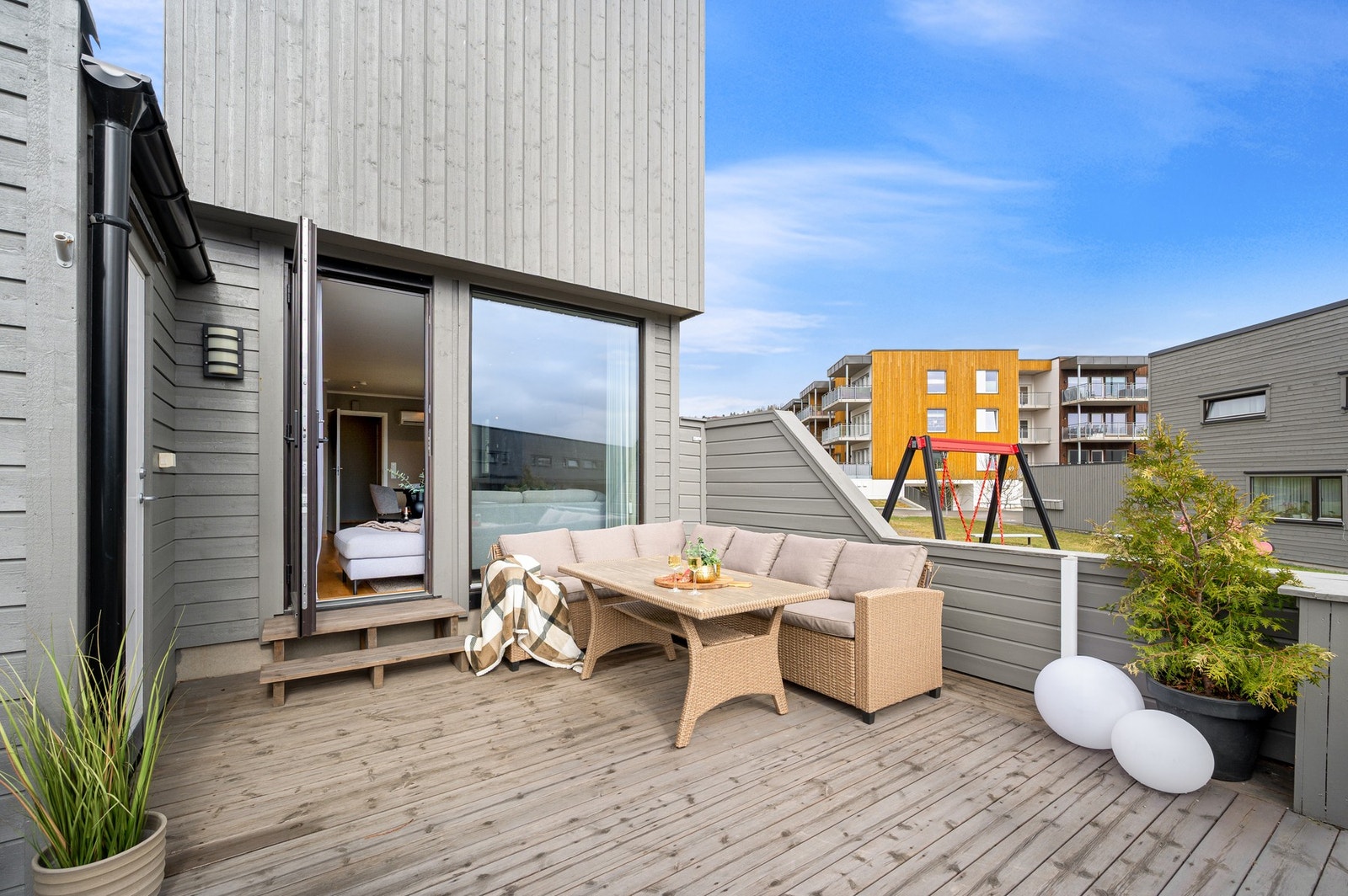 Her kan man nyte lange sommerdager med venner og familie. Galleribilde
