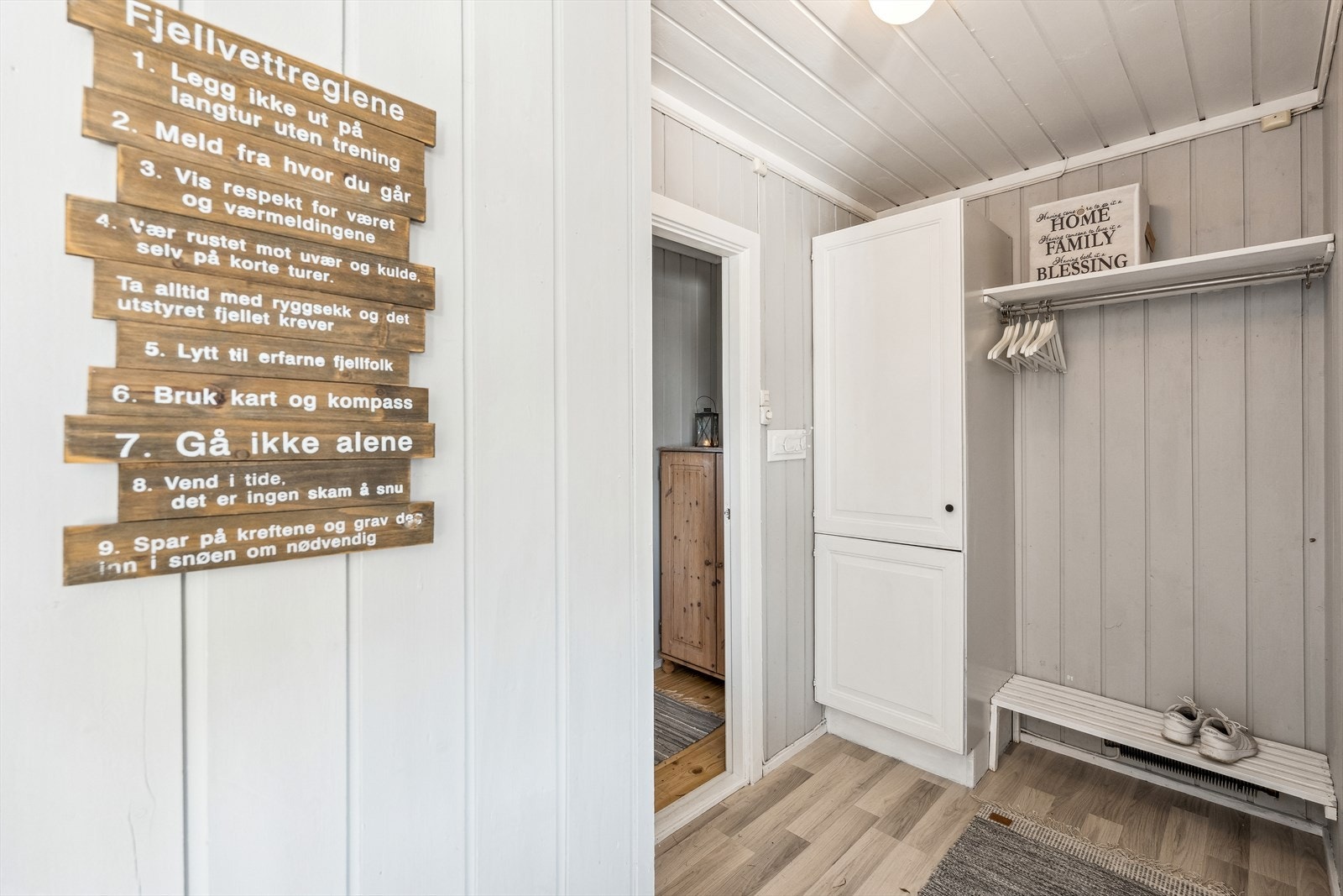 En hyggelig velkomst. Galleribilde
