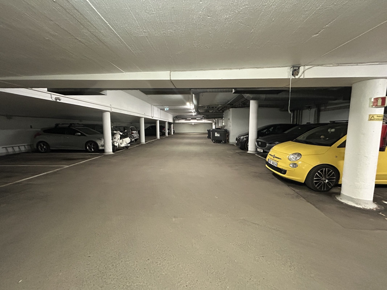 Under bygget er det parkeringskjeller. Galleribilde