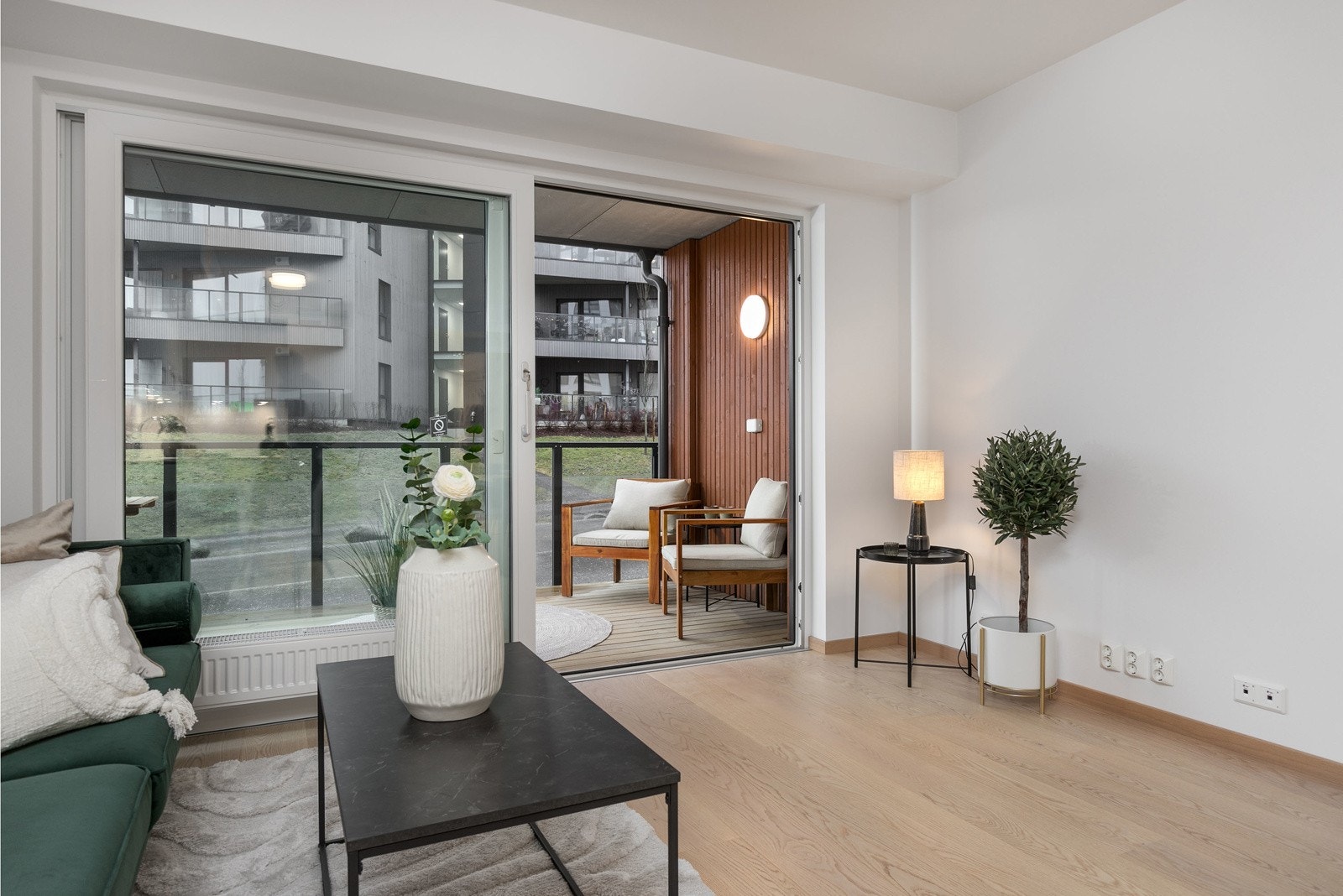 Grunnpakke for kabel-TV og internett er inkl. i felleskostnadene. Galleribilde