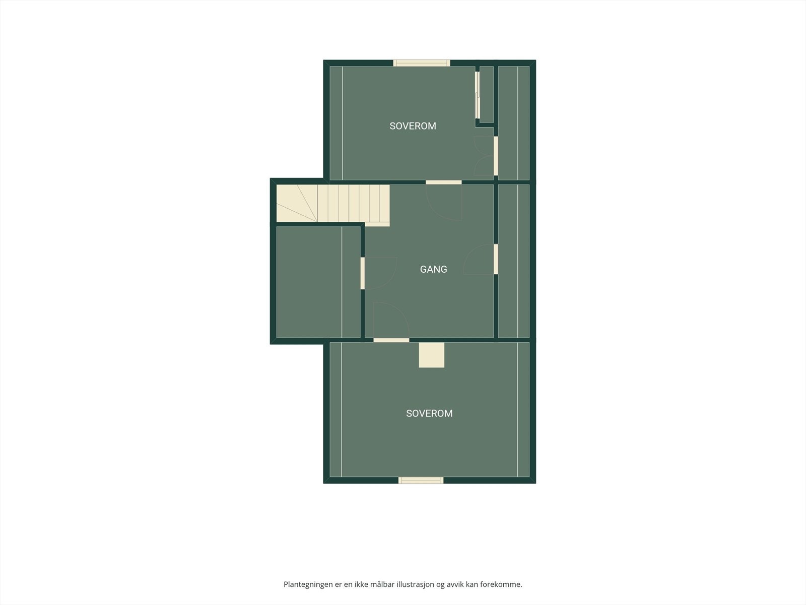 Plantegning Loftsetasje Galleribilde