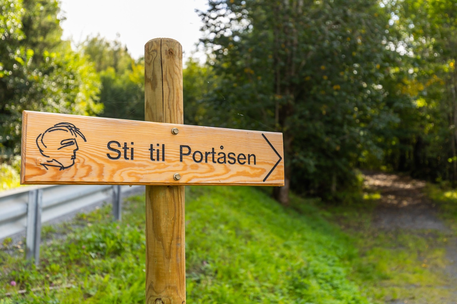 Boligen ligger rett ved Portåsen. Galleribilde