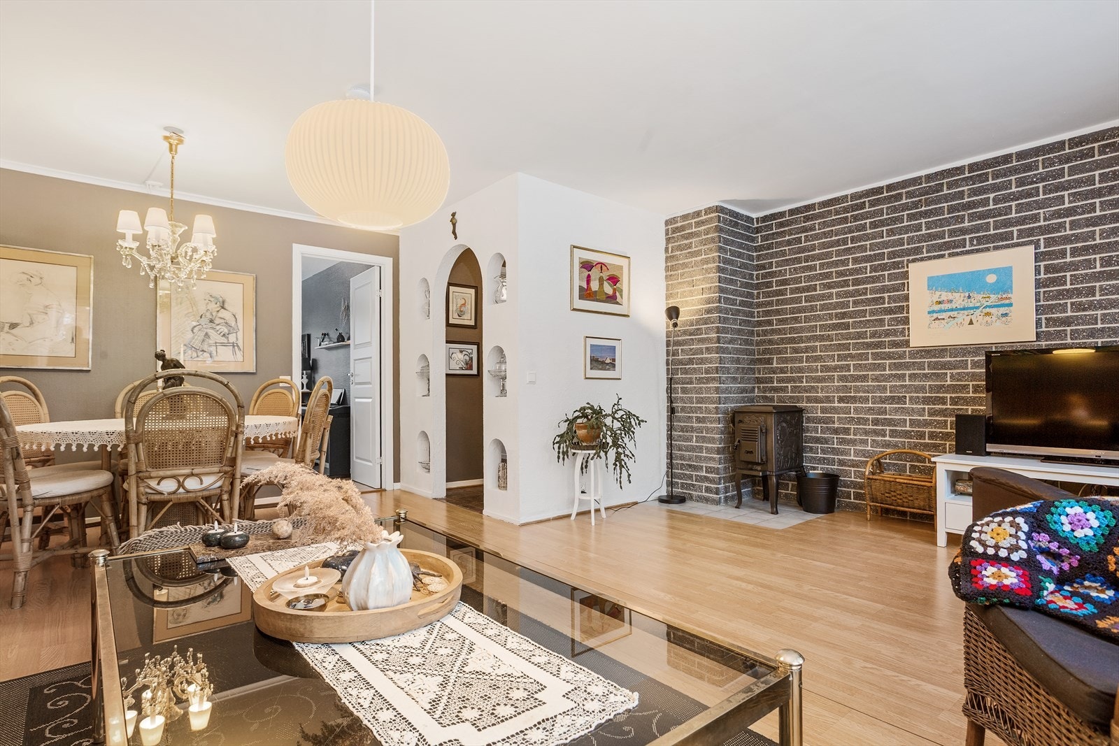 Stue med ved Galleribilde