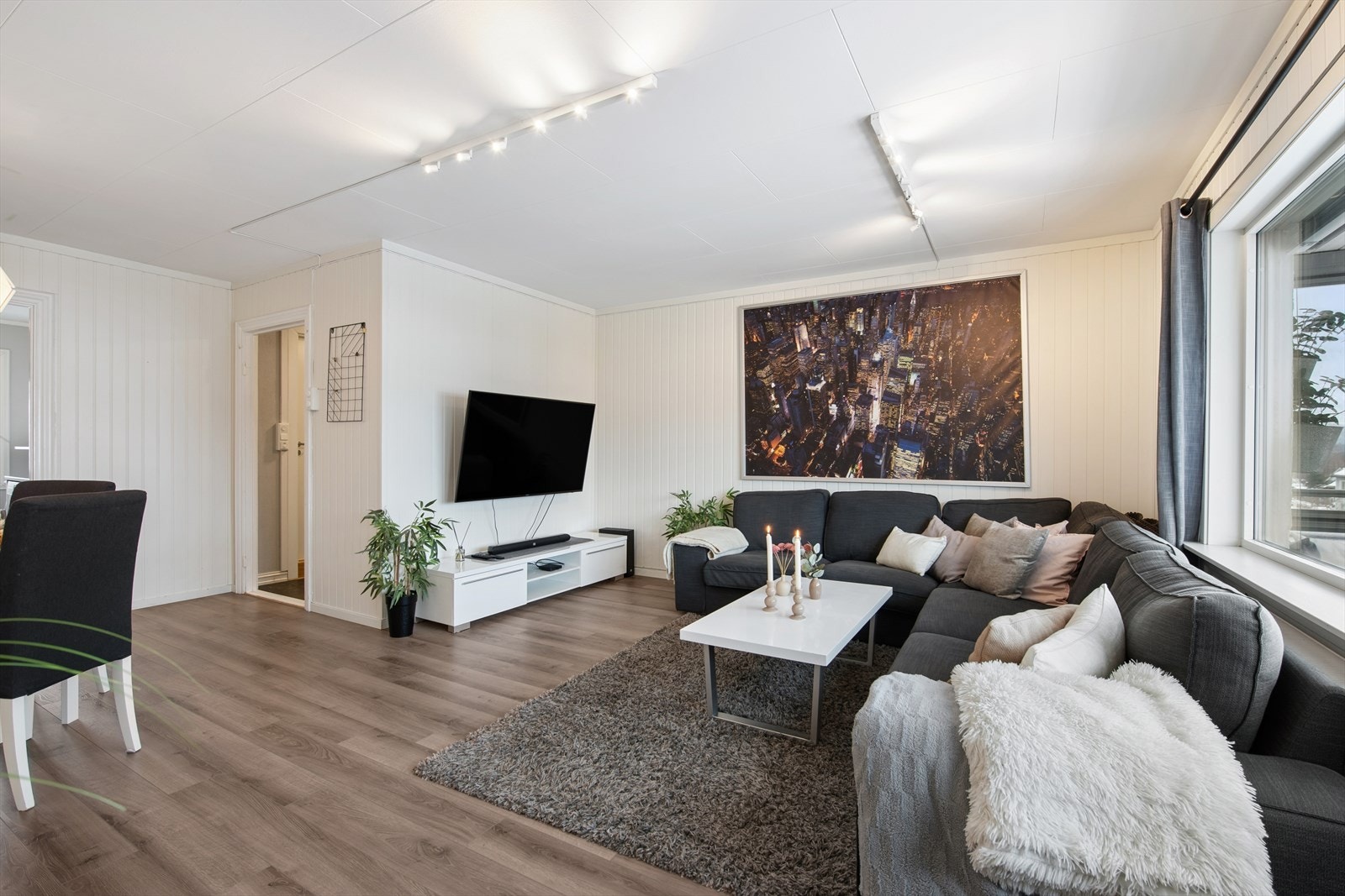 Grunnpakke tv/bredbånd er inkludert i felleskostnadene. Galleribilde