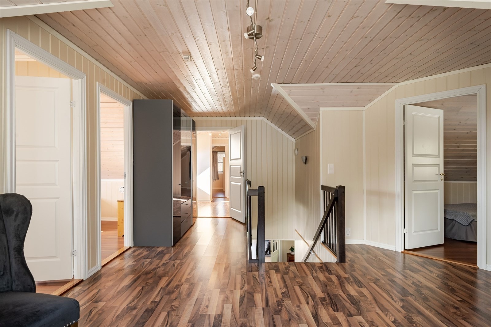 Huset har balansert ventilasjon med vifte fra 2026. Galleribilde