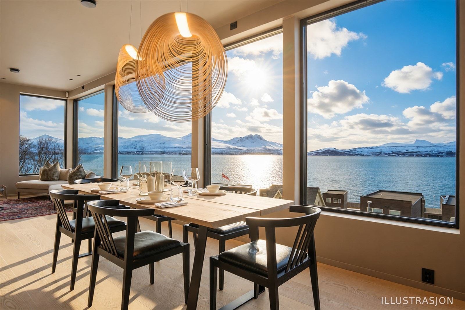 Velkommen til Solstrandvegen 492! (pent vær av AI) Galleribilde